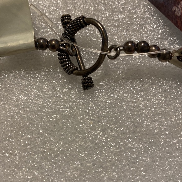 Amazing Natural Stone & Silver Statement Necklace - Yellow Opal, Citrine, Quartz - Picture 2 of 16